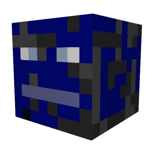 Timultius Minecraft avatar head, 3D render