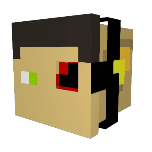 Timur367 Minecraft avatar head, 3D render
