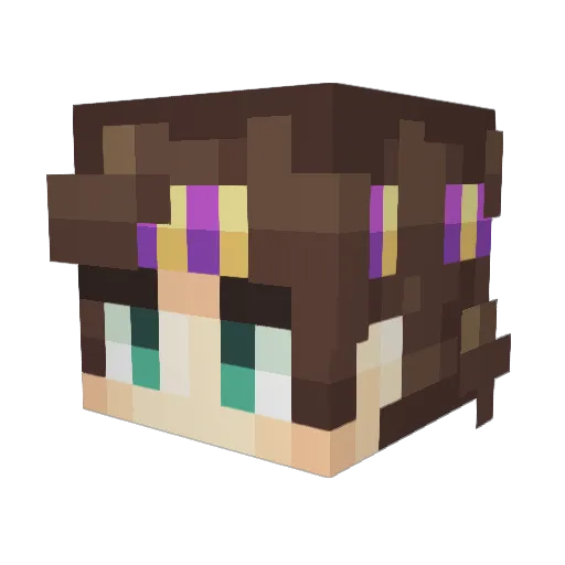 Timur_Kayumik Minecraft avatar head, 3D render