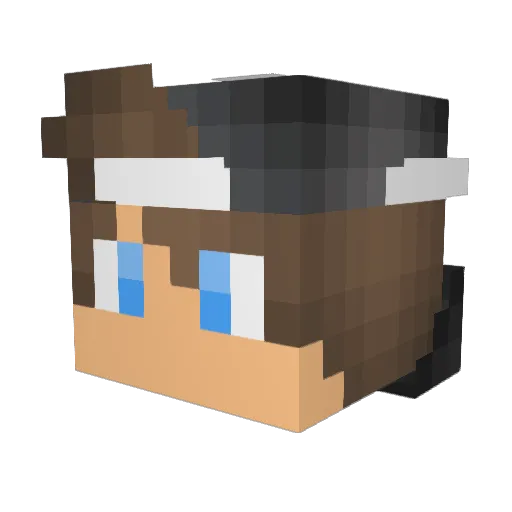 Timurka26 Minecraft avatar head, 3D render