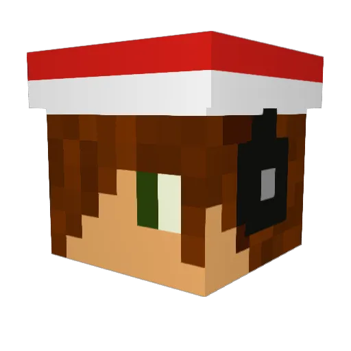 Timvd7 Minecraft avatar head, 3D render