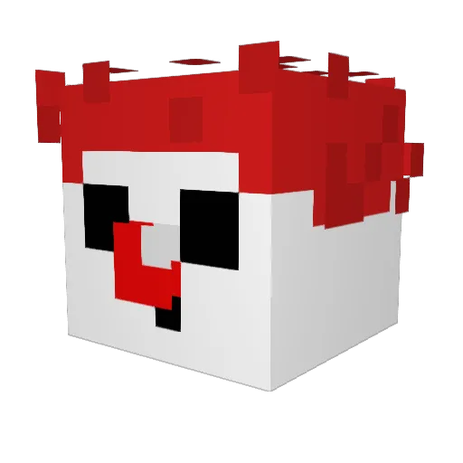 TinCanZach Minecraft avatar head, 3D render