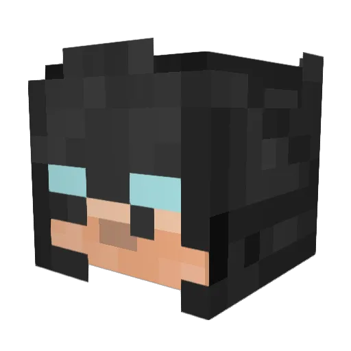 TinG910 Minecraft avatar head, 3D render