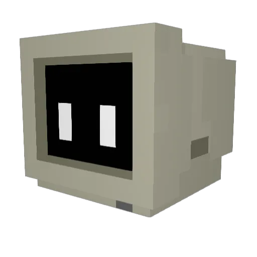 TinManDan Minecraft avatar head, 3D render