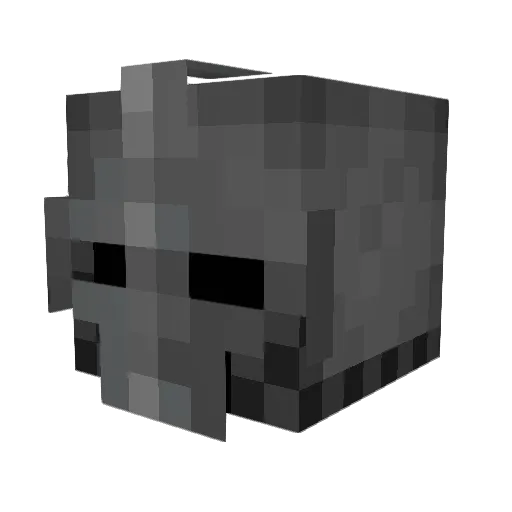 TinPot__ Minecraft avatar head, 3D render