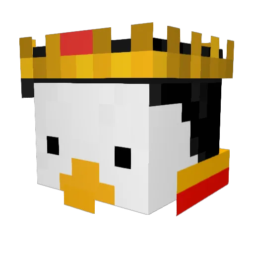 Tin_Bucket Minecraft avatar head, 3D render