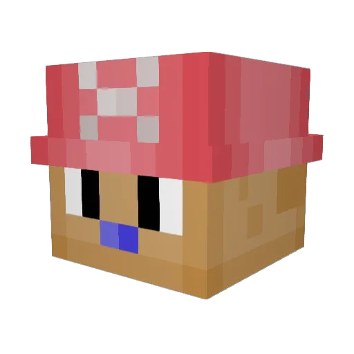Tin_gorilla21 Minecraft avatar head, 3D render