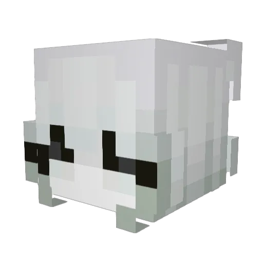 Tina6959 Minecraft avatar head, 3D render