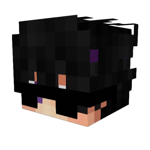 TinchoMG Minecraft avatar head, 3D render