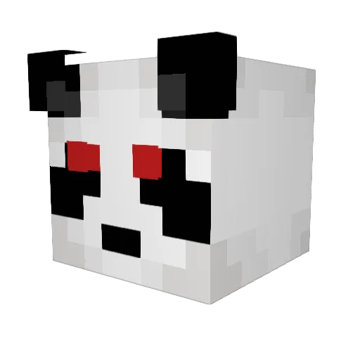 TinchoMvK Minecraft avatar head, 3D render