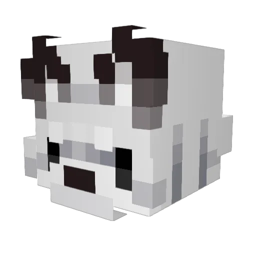 Tinepp Minecraft avatar head, 3D render