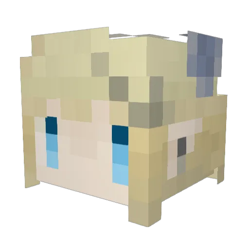 Tineseack_BK Minecraft avatar head, 3D render