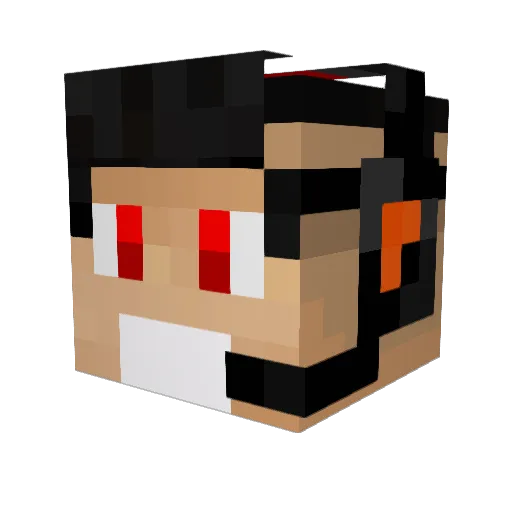TingYi_0503 Minecraft avatar head, 3D render