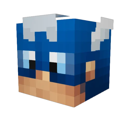TingYu0522 Minecraft avatar head, 3D render