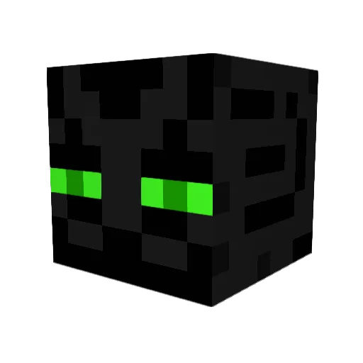 Tingsly Minecraft avatar head, 3D render