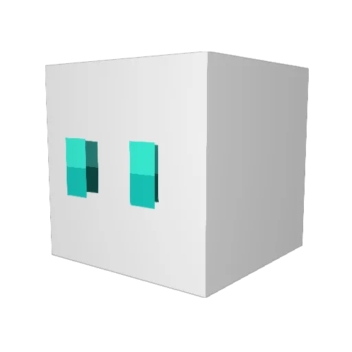 Tinker1337 Minecraft avatar head, 3D render