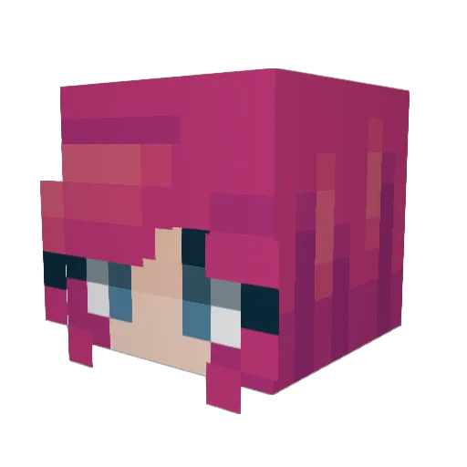 TinkerBot1 Minecraft avatar head, 3D render