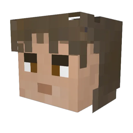 TinkerGod56 Minecraft avatar head, 3D render