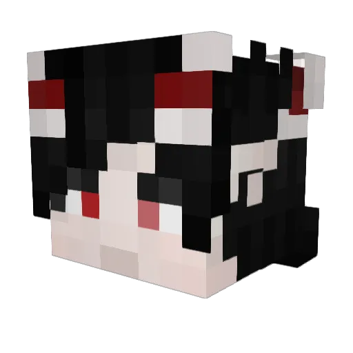 TinkerHat Minecraft avatar head, 3D render
