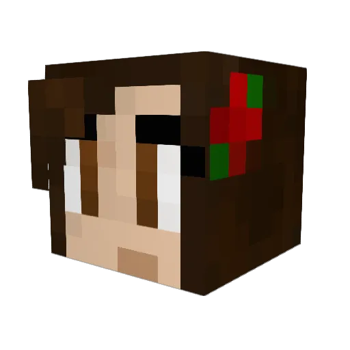 Tinkerbell1903 Minecraft avatar head, 3D render