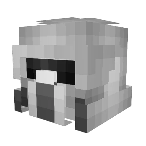 Tinman3420 Minecraft avatar head, 3D render