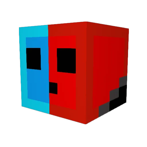 Tinnedtyler Minecraft avatar head, 3D render