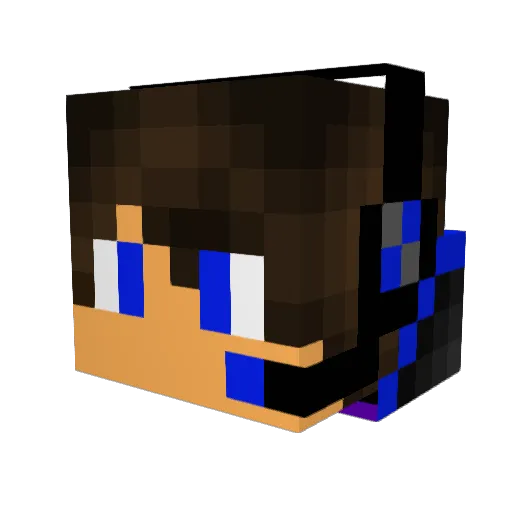 TinoGames_YT Minecraft avatar head, 3D render