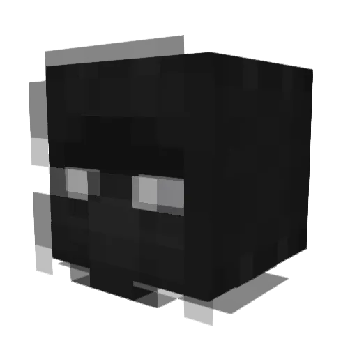 Tinowns Minecraft avatar head, 3D render