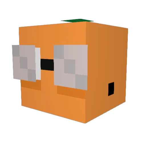 Tint48 Minecraft avatar head, 3D render