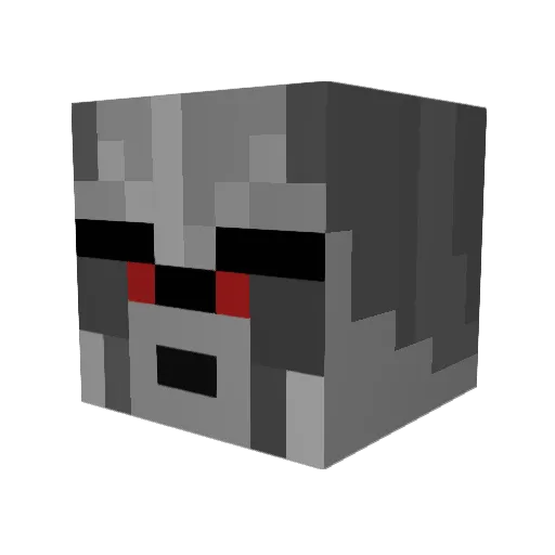 Tintalis Minecraft avatar head, 3D render
