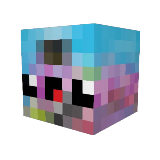 Tintelfris00 Minecraft avatar head, 3D render