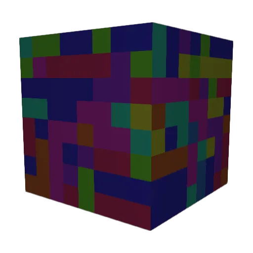 Tinvin Minecraft avatar head, 3D render