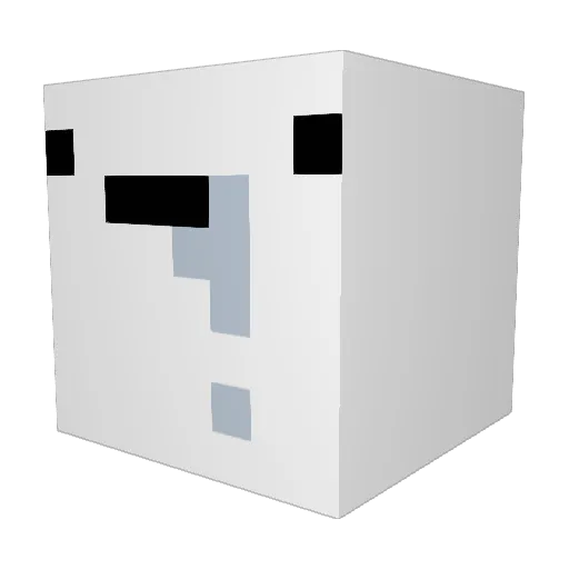 Tiny2432 Minecraft avatar head, 3D render