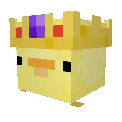 TinyAlex Minecraft avatar head, 3D render
