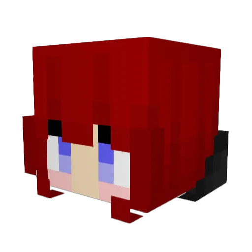 TinyBunny27 Minecraft avatar head, 3D render