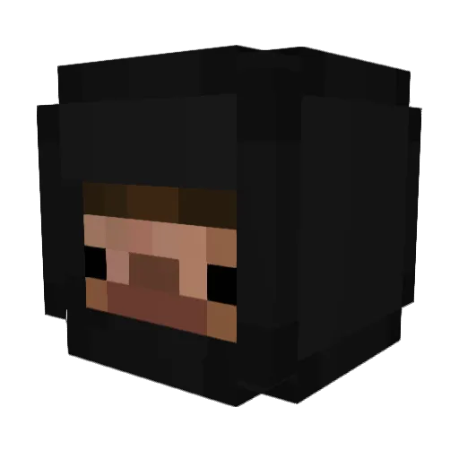 TinyDaisy Minecraft avatar head, 3D render