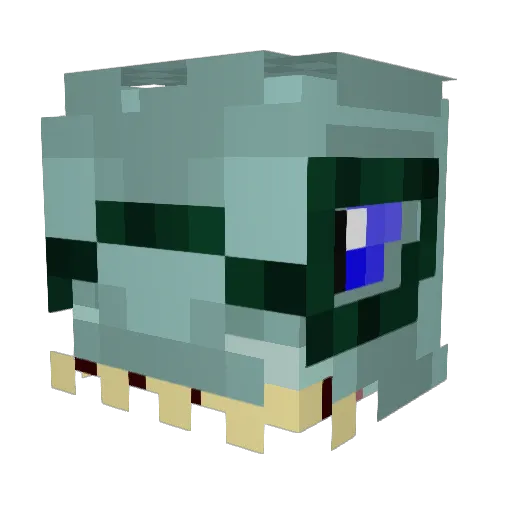 TinyEPIC Minecraft avatar head, 3D render