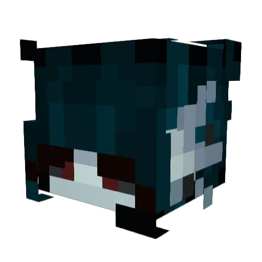 TinyKimchii Minecraft avatar head, 3D render