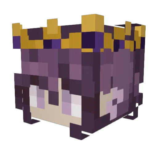 TinyTalia07 Minecraft avatar head, 3D render