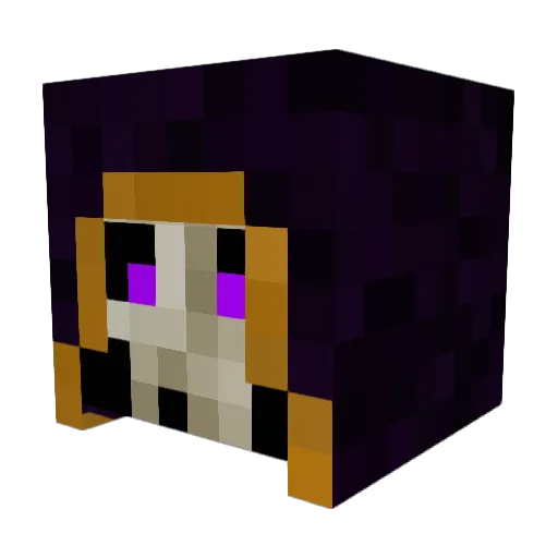 TinyWindRunner Minecraft avatar head, 3D render