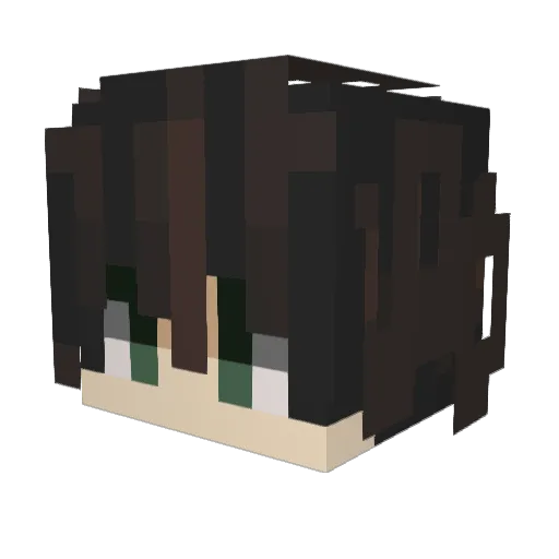 TinyXIV Minecraft avatar head, 3D render