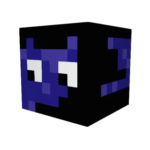 Tinzard Minecraft avatar head, 3D render
