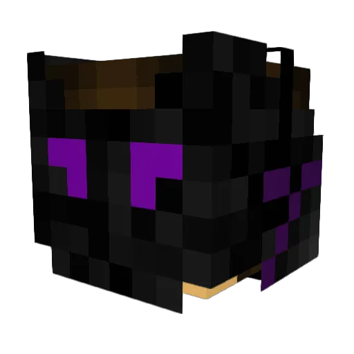 TioGU Minecraft avatar head, 3D render