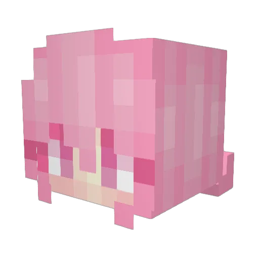 TioMagneto Minecraft avatar head, 3D render