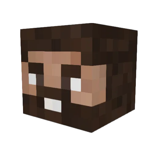 TioRashiro Minecraft avatar head, 3D render
