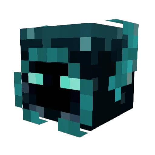 TioSparta Minecraft avatar head, 3D render