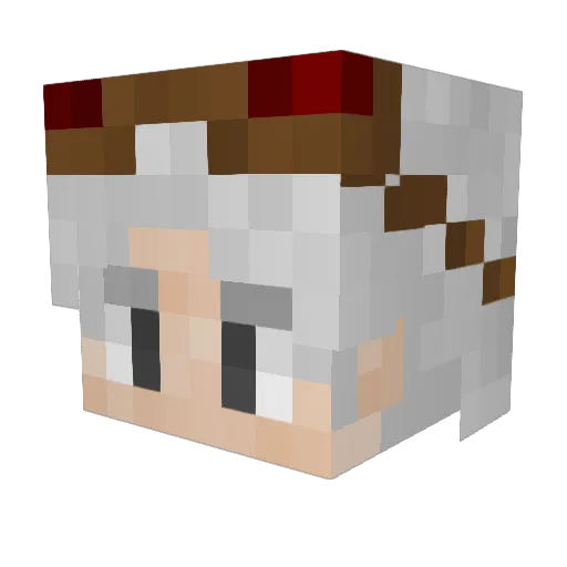 Tio_D_Melo Minecraft avatar head, 3D render