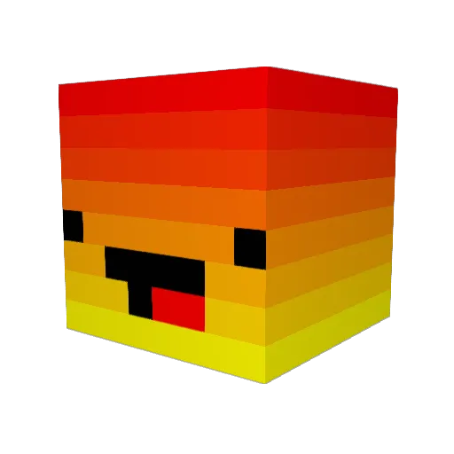Tipa99 Minecraft avatar head, 3D render
