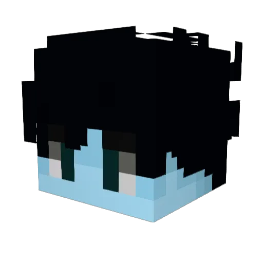 TipoKrutoi2280f Minecraft avatar head, 3D render