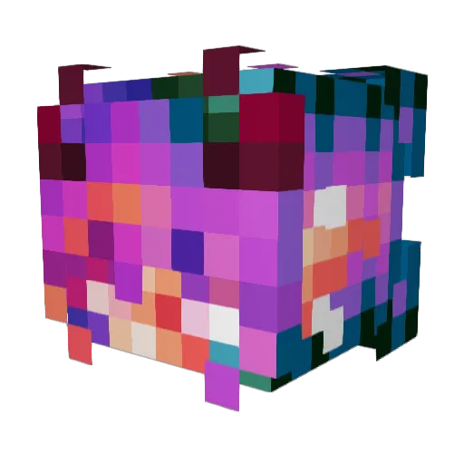 Tipper92 Minecraft avatar head, 3D render
